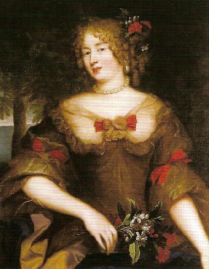 Pierre Mignard Portrait of Francoise-Marguerite de Sevigne, Comtesse de Grignan oil painting image